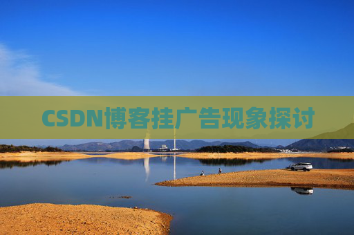 CSDN博客挂广告现象探讨